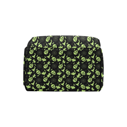 Witch Halloween Print Design LKS306 Diaper Bag Backpack