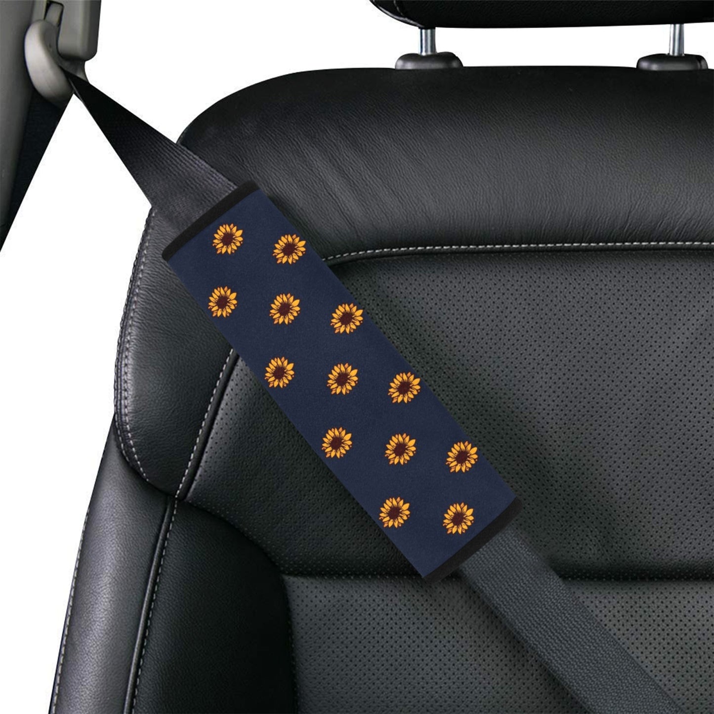 Sunflower Print Design LKS304 Car Seat Belt Cover