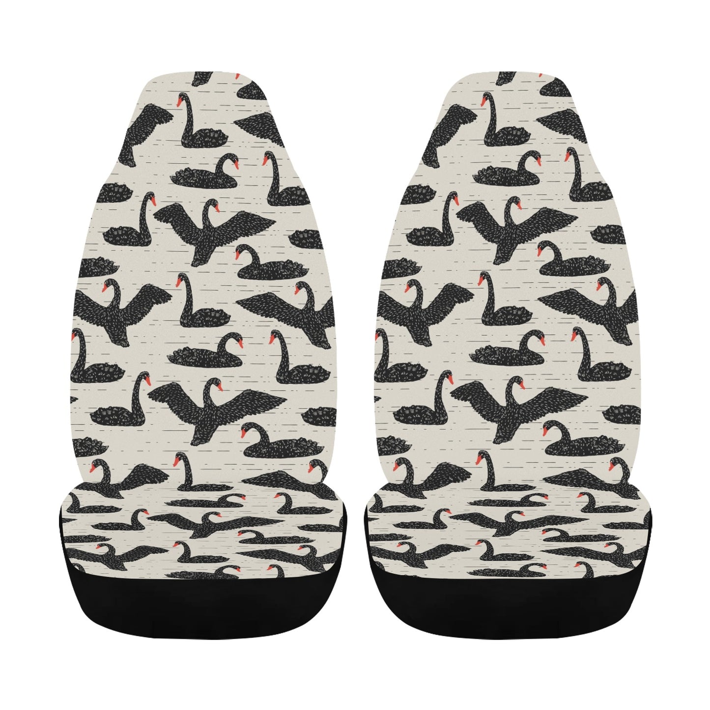 Swan Print Design LKS402 Car Seat Covers