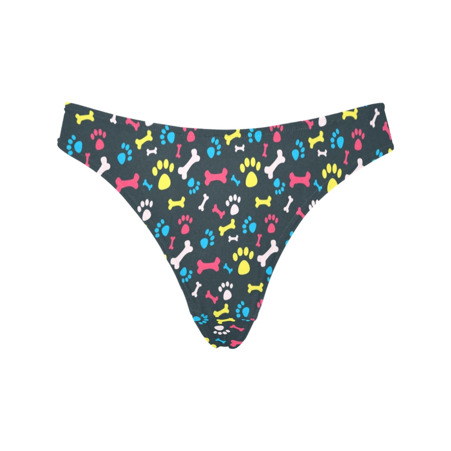Paw Design Print Women's Thongs