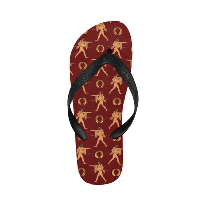 Ancient Greek Print Design LKS307 Flip Flops