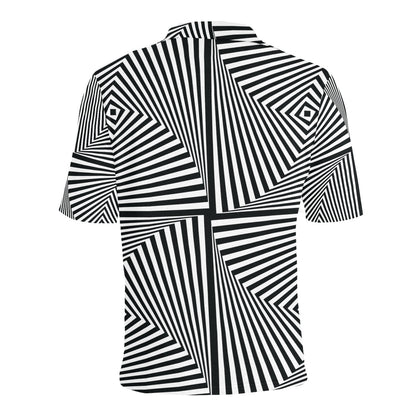 Vortex Print Design LKS302 Men Polo Shirt