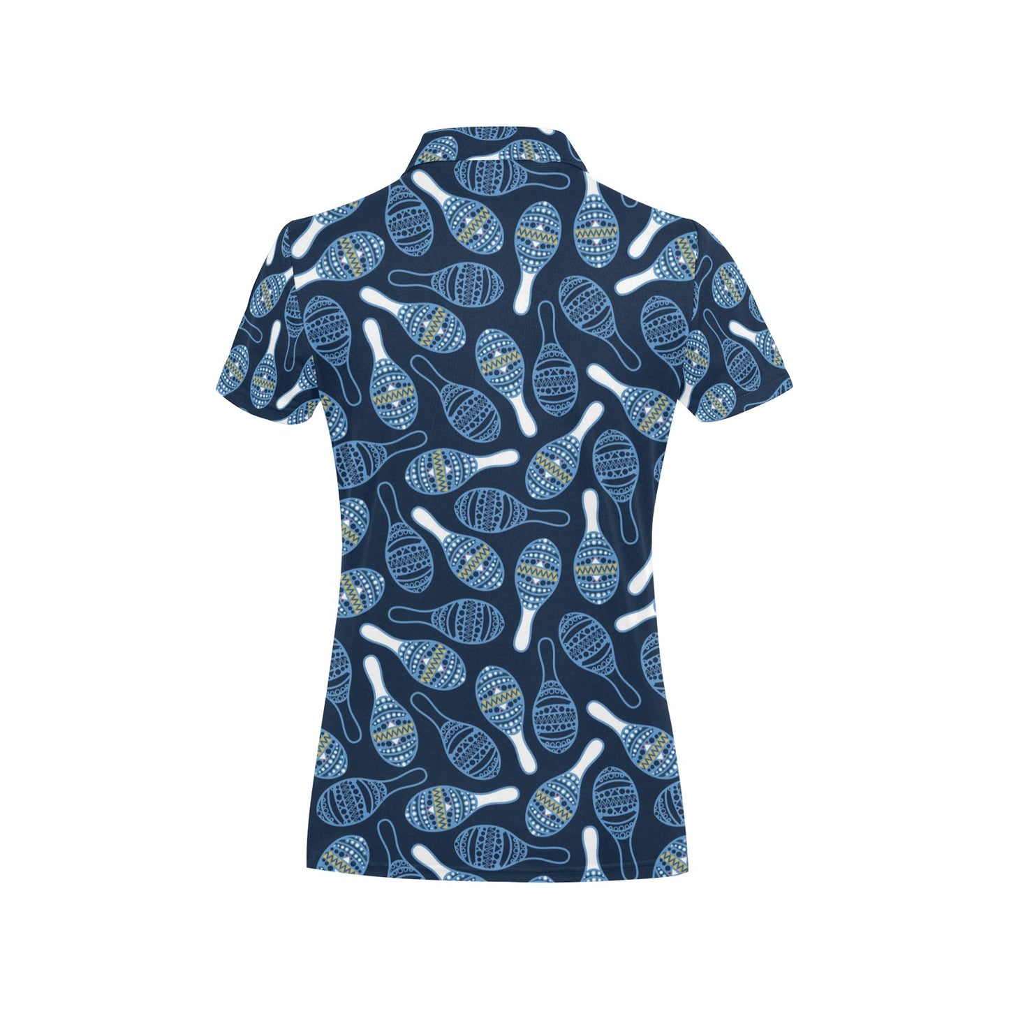 Maracas Print Design LKS401 Women's Polo Shirt