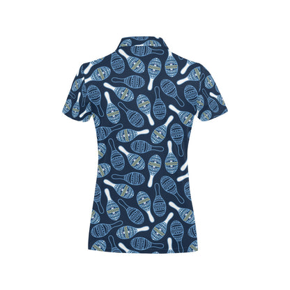 Maracas Print Design LKS401 Women's Polo Shirt