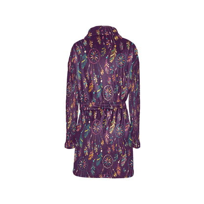Dream Catcher Boho Design Women's Fleece Robe