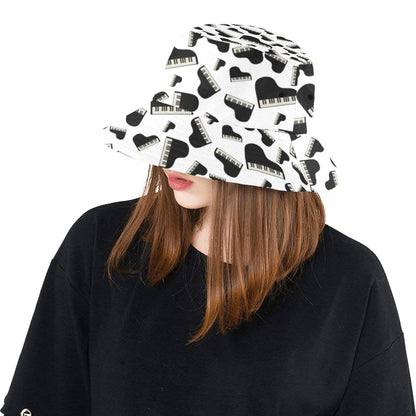 Piano Print Design LKS405 Unisex Bucket Hat