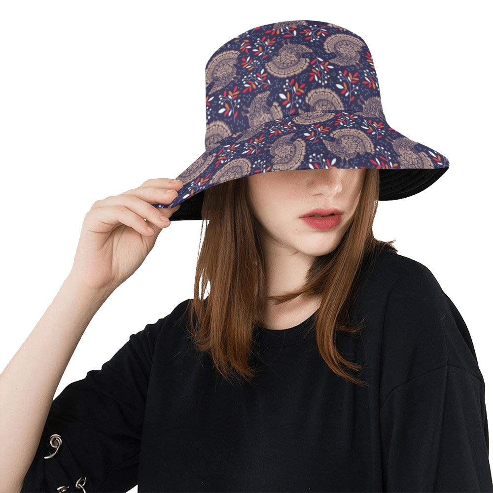 Turkey Print Design LKS401 Unisex Bucket Hat