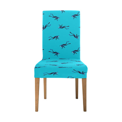 Scuba Driver Print Design LKS304 Dining Chair Slipcover