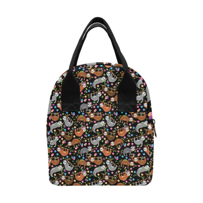 Sloth Print Design LKS306 Insulated Lunch Bag