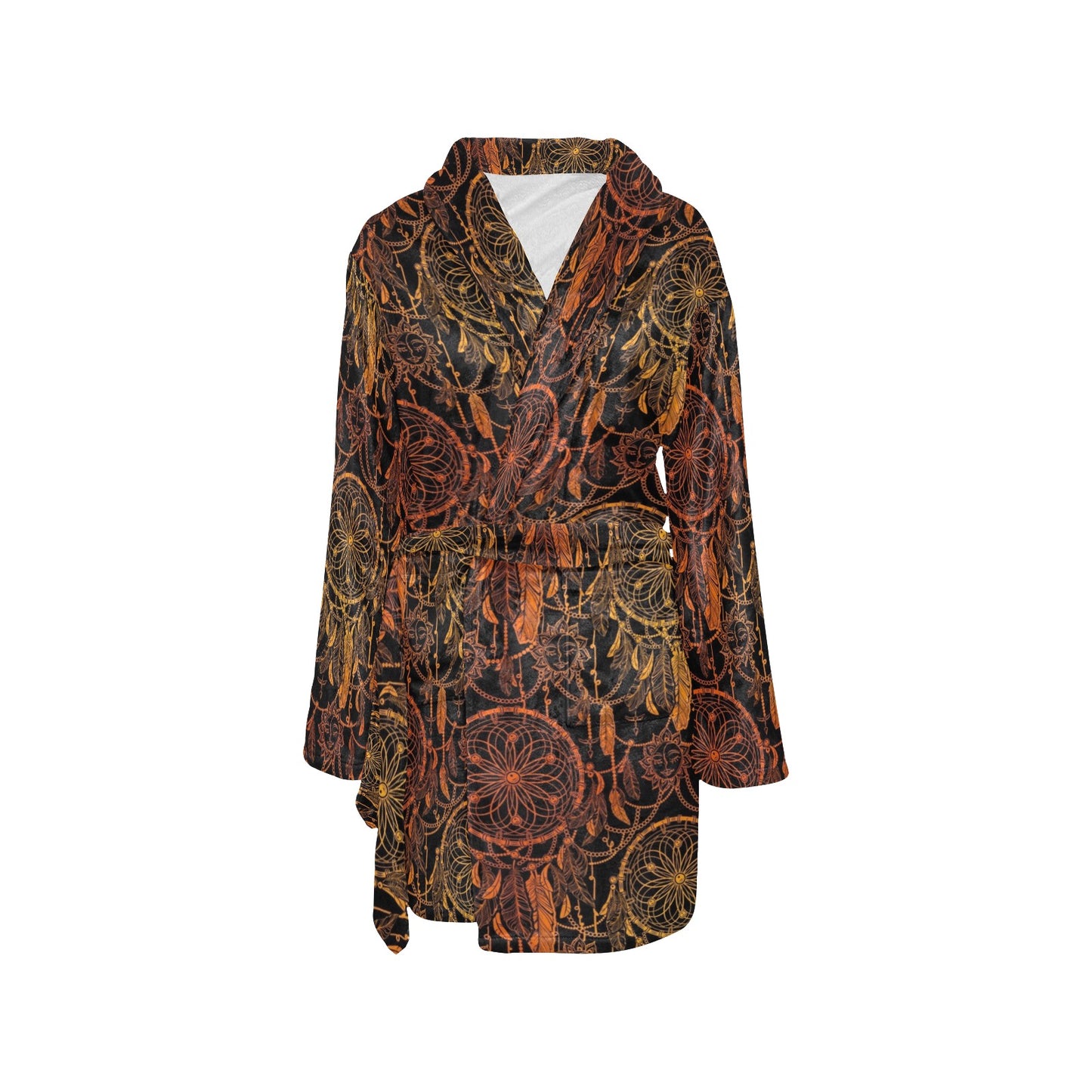 Dream catcher Sun and Moon Women's Fleece Robe