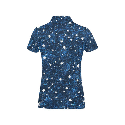 Cosmic Pattern Print Design 05 Women's Polo Shirt