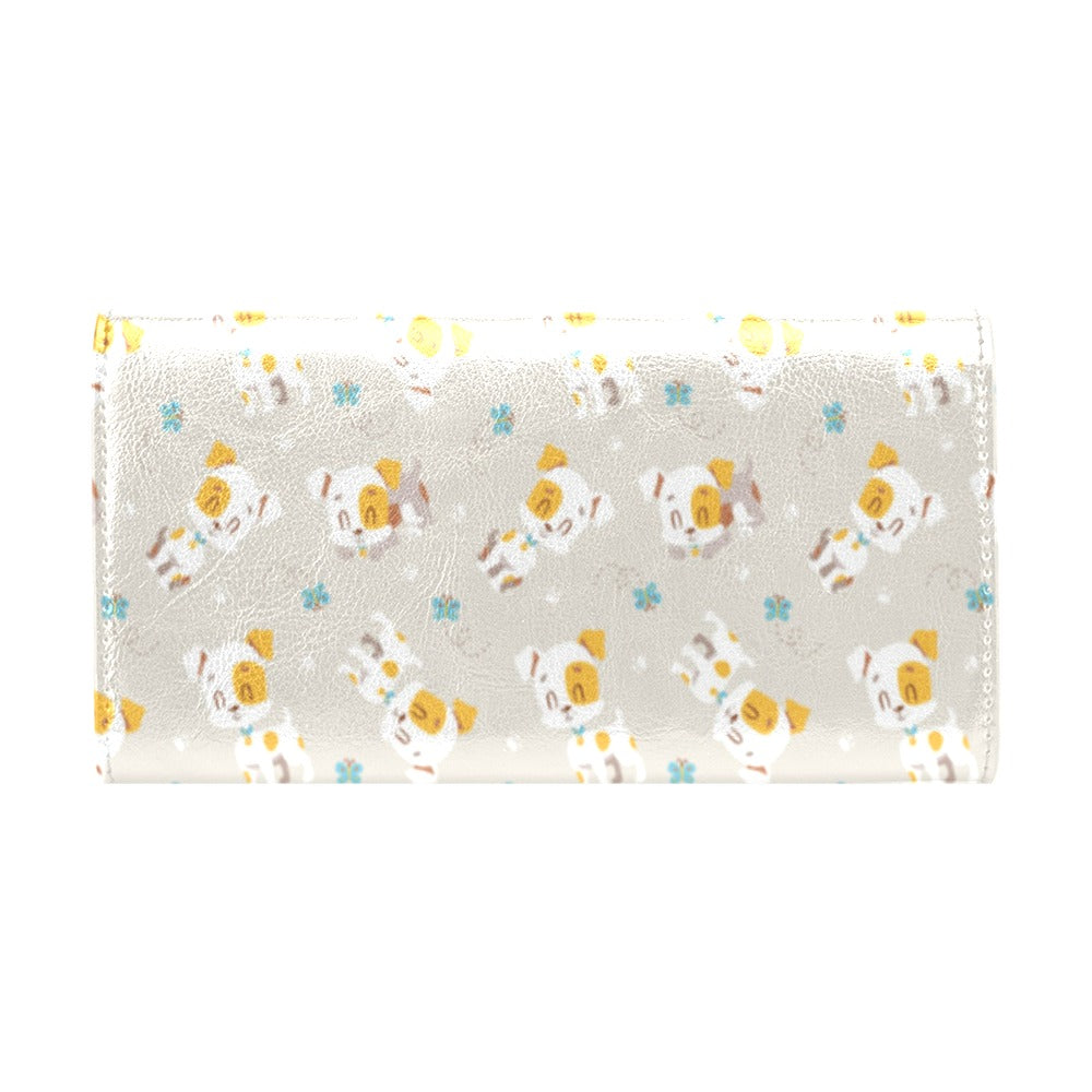 Russell Terriers Print Design LKS306 Women's Trifold Wallet