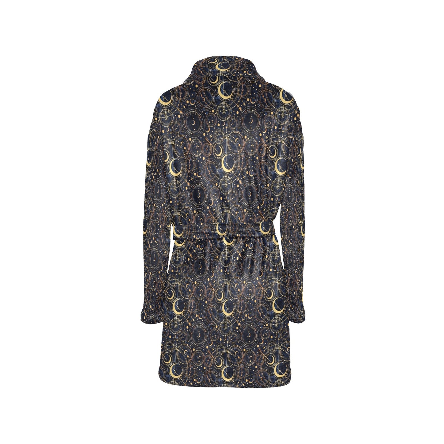Celestial Pattern Print Design 04 Women's Fleece Robe