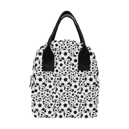 Soccer Ball Print Design LKS301 Insulated Lunch Bag