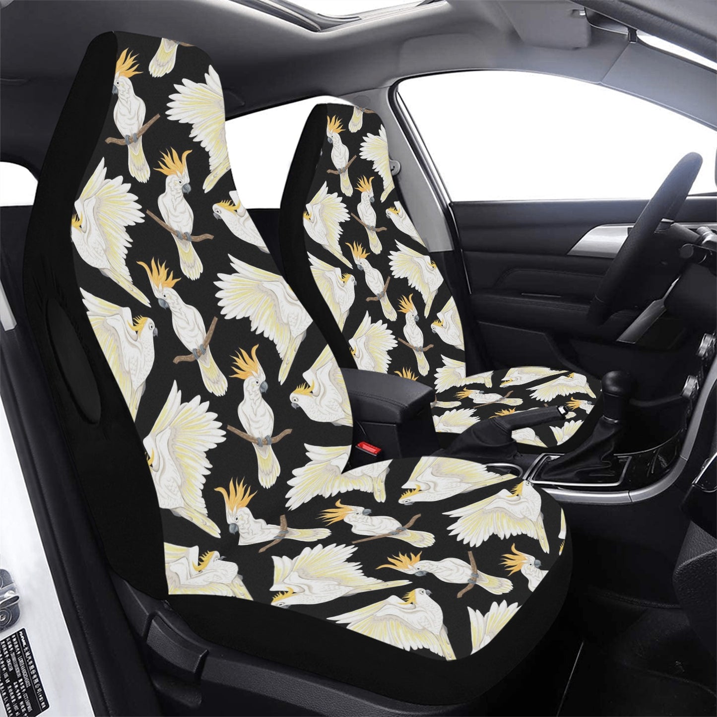 Cockatoo Print Design LKS402 Car Seat Covers