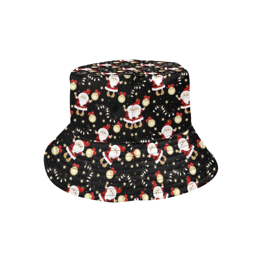 Santa Christmas Themed Print Design LKS307 Unisex Bucket Hat