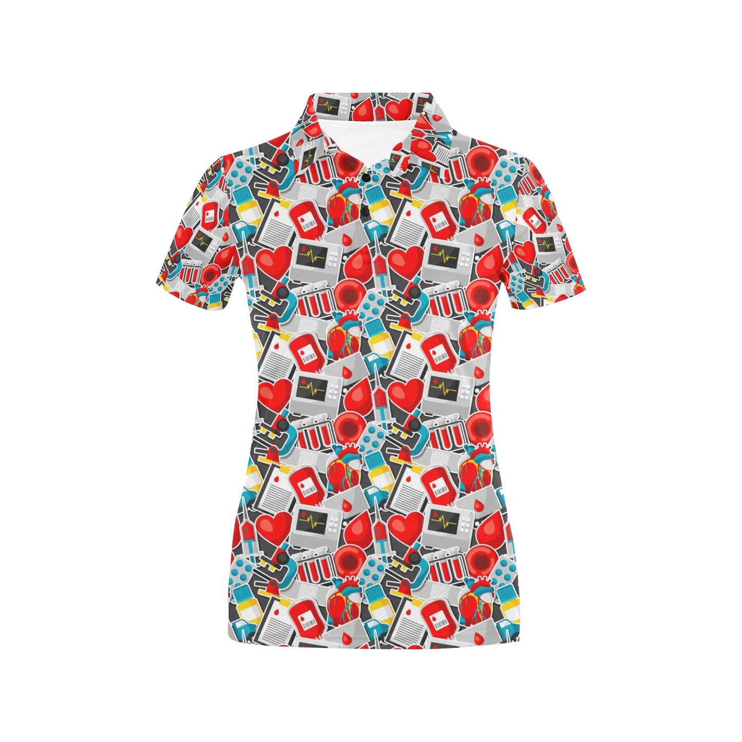 Phlebotomist Medical Themed Women's Polo Shirt