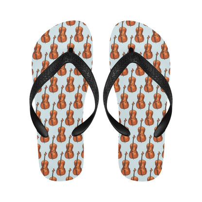 Violin Print Design LKS406 Flip Flops