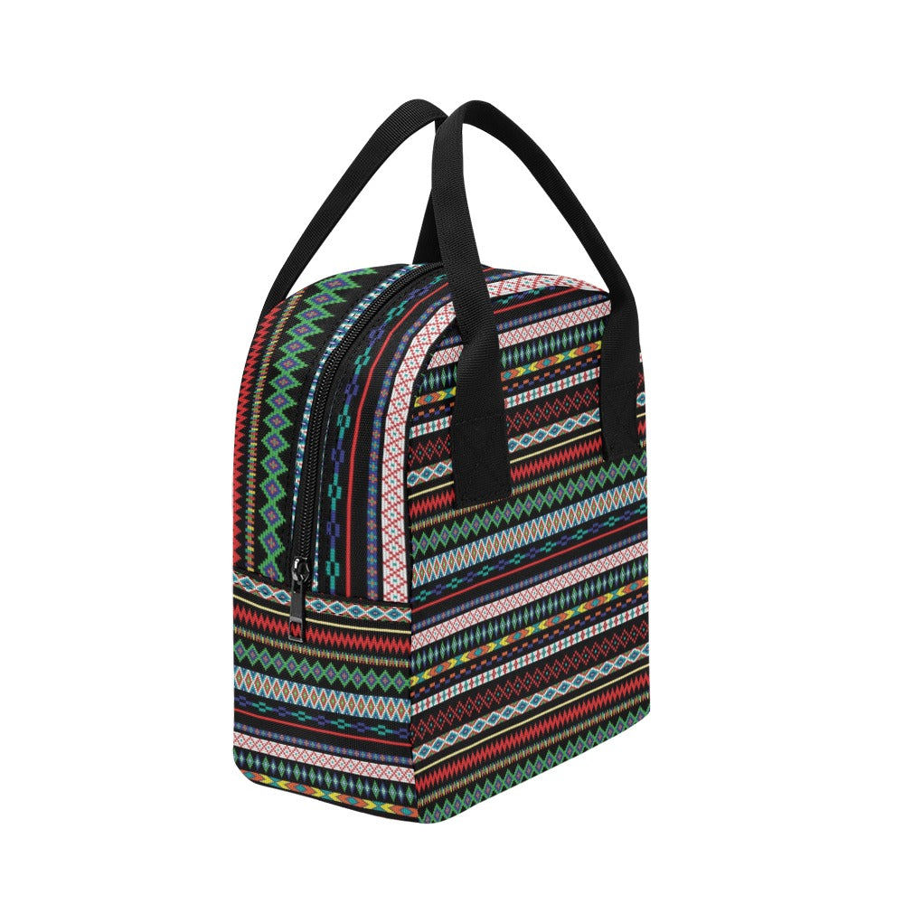 Southwest Pattern Print Design LKS302 Insulated Lunch Bag
