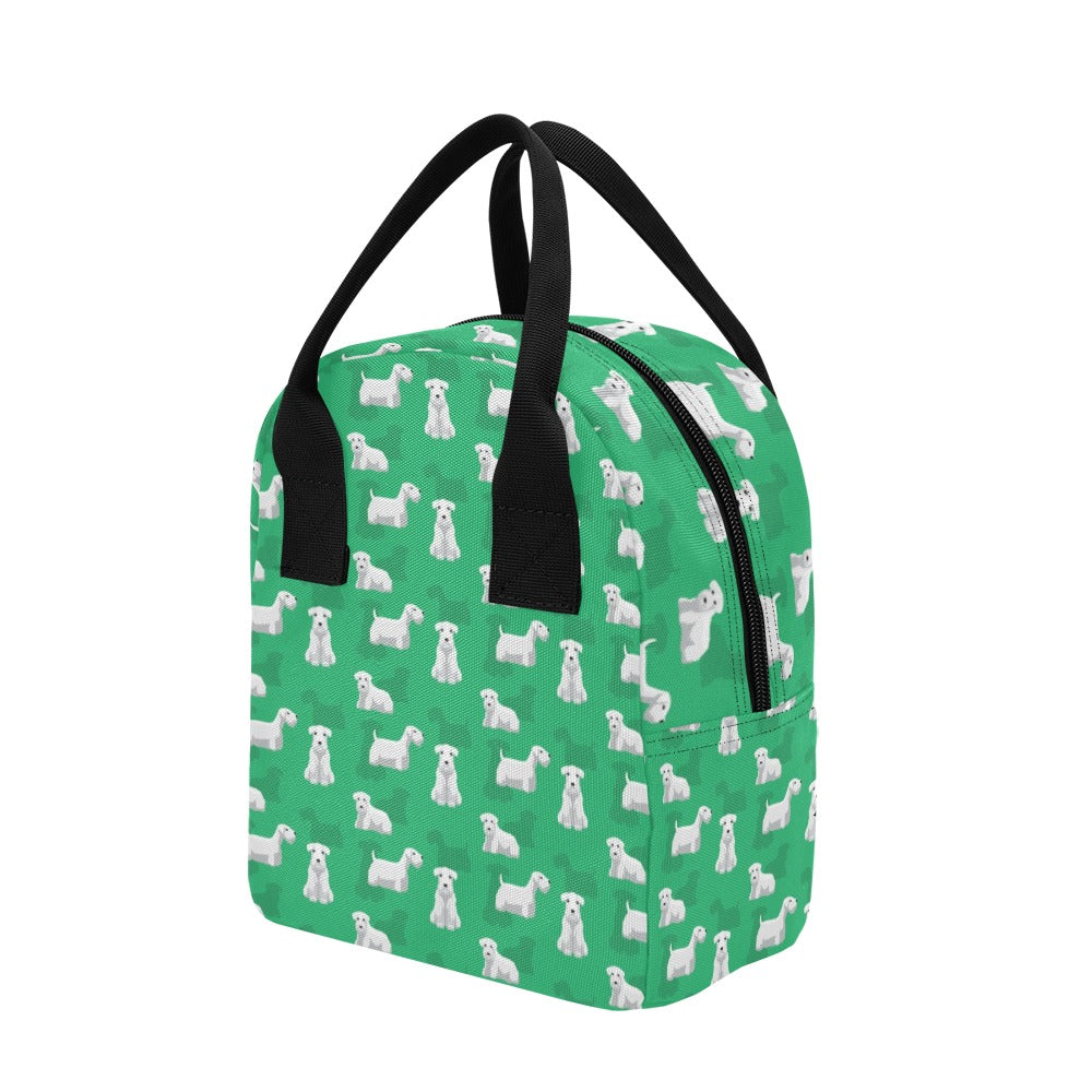 Sealyham Terriers Print Design LKS301 Insulated Lunch Bag