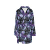 Sun Moon Print Design LKS303 Women's Fleece Robe