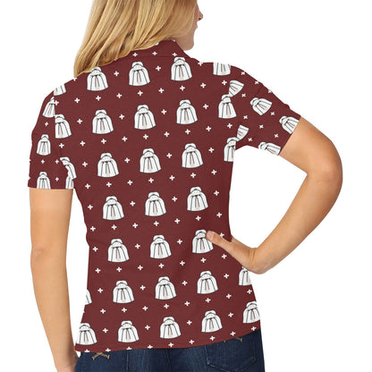 Shih Tzu Print Design LKS301 Women's Polo Shirt