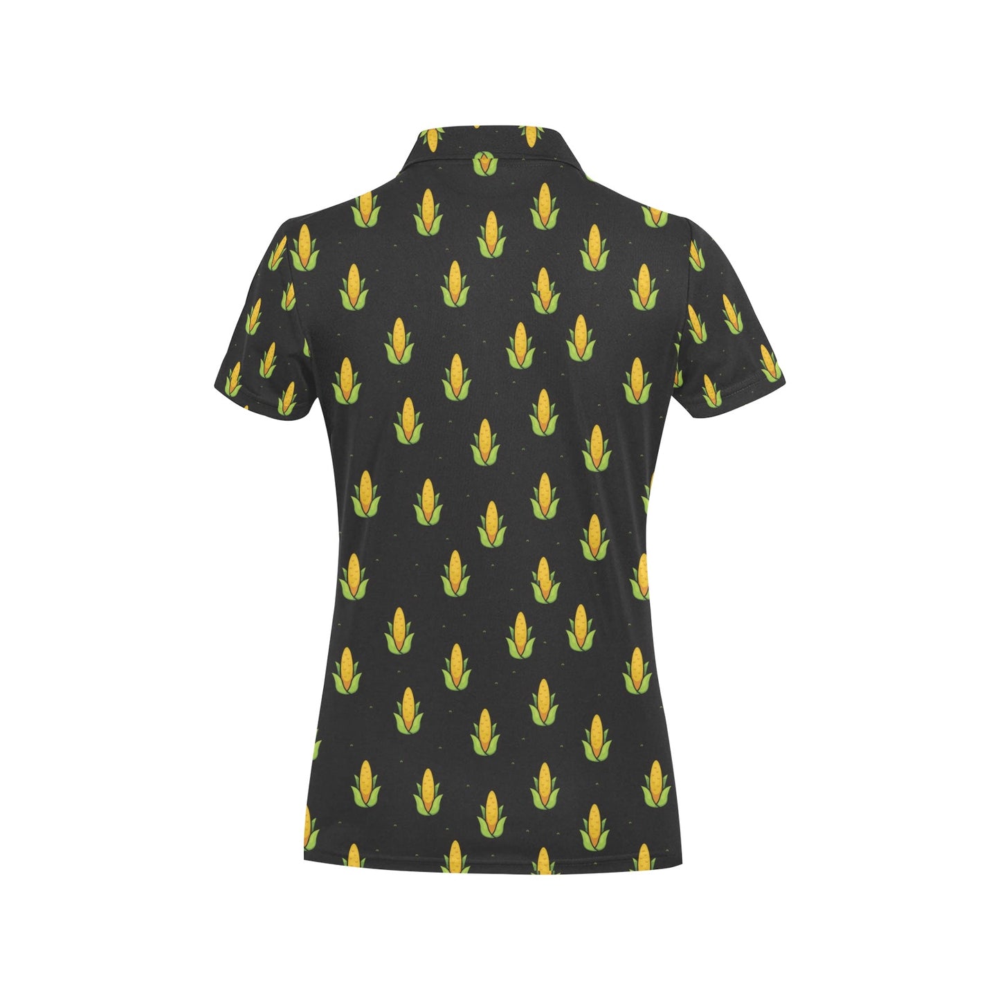 Corn Pattern Print Design 04 Women's Polo Shirt