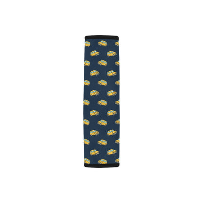 School Bus Print Design LKS304 Car Seat Belt Cover