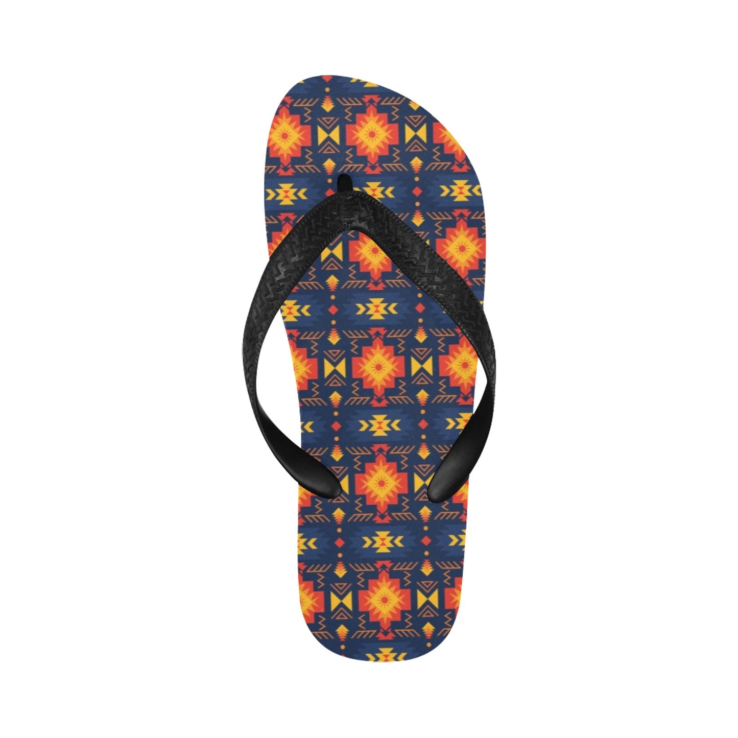Southwest Pattern Print Design LKS307 Flip Flops