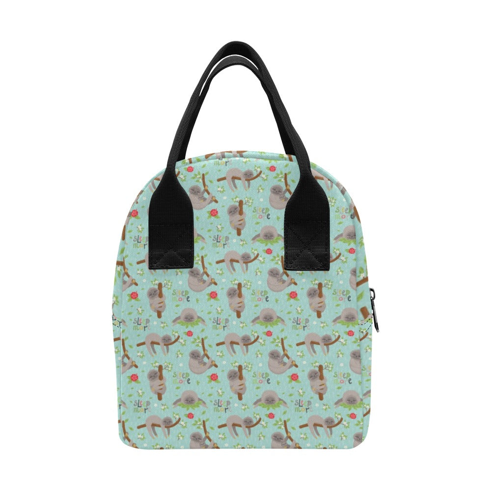 Sloth Print Design LKS305 Insulated Lunch Bag