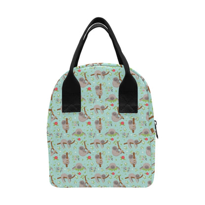 Sloth Print Design LKS305 Insulated Lunch Bag