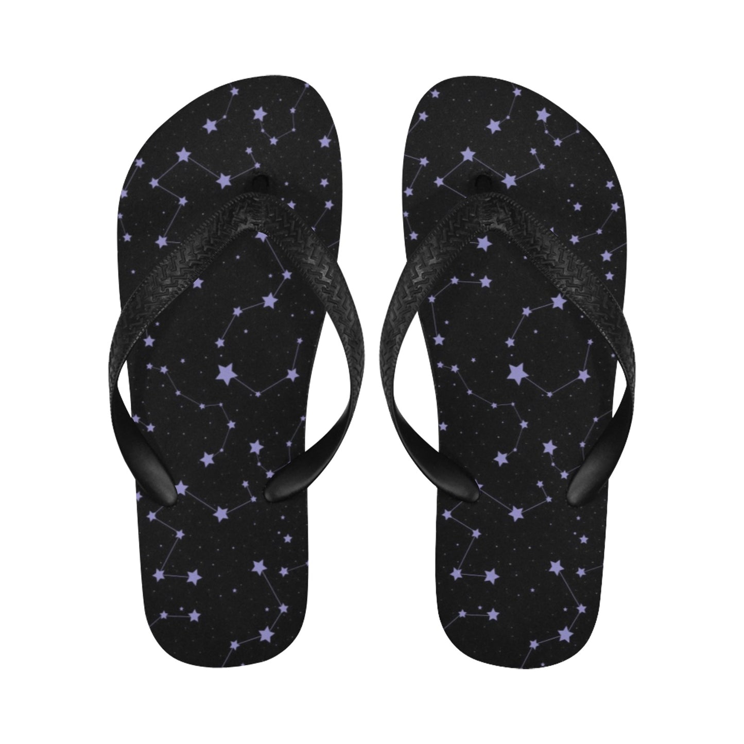Star Print Design LKS303 Flip Flops