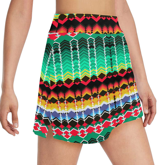 Serape Print Design LKS307 17" Golf & Pickleball Skort with Pockets