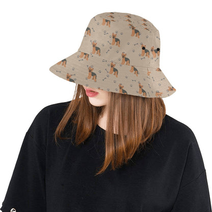 Yorkshire Terriers Print Design LKS305 Unisex Bucket Hat