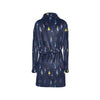 Sailboat Print Design LKS305 Women's Fleece Robe