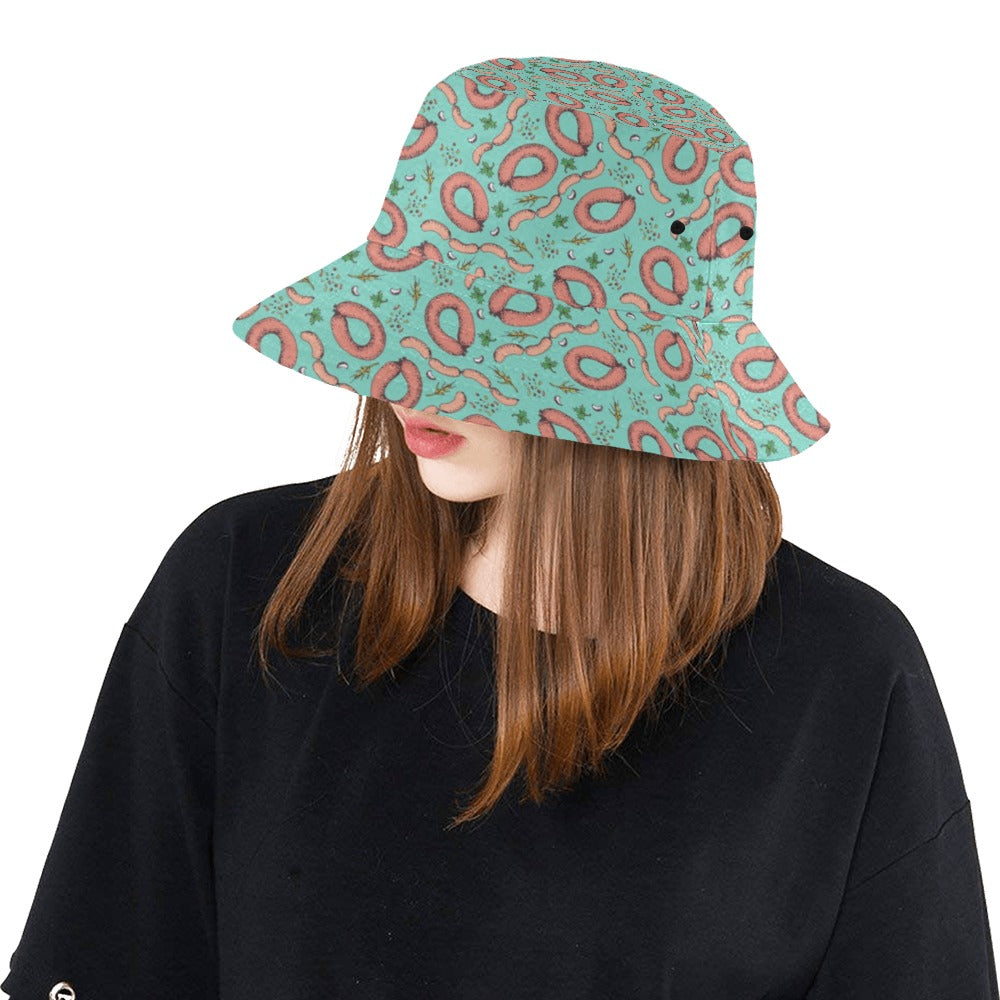 Sausage Print Design LKS303 Unisex Bucket Hat