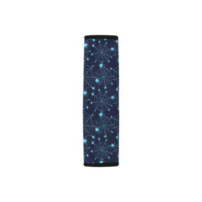 Spider Web Blue Print Design LKS304 Car Seat Belt Cover