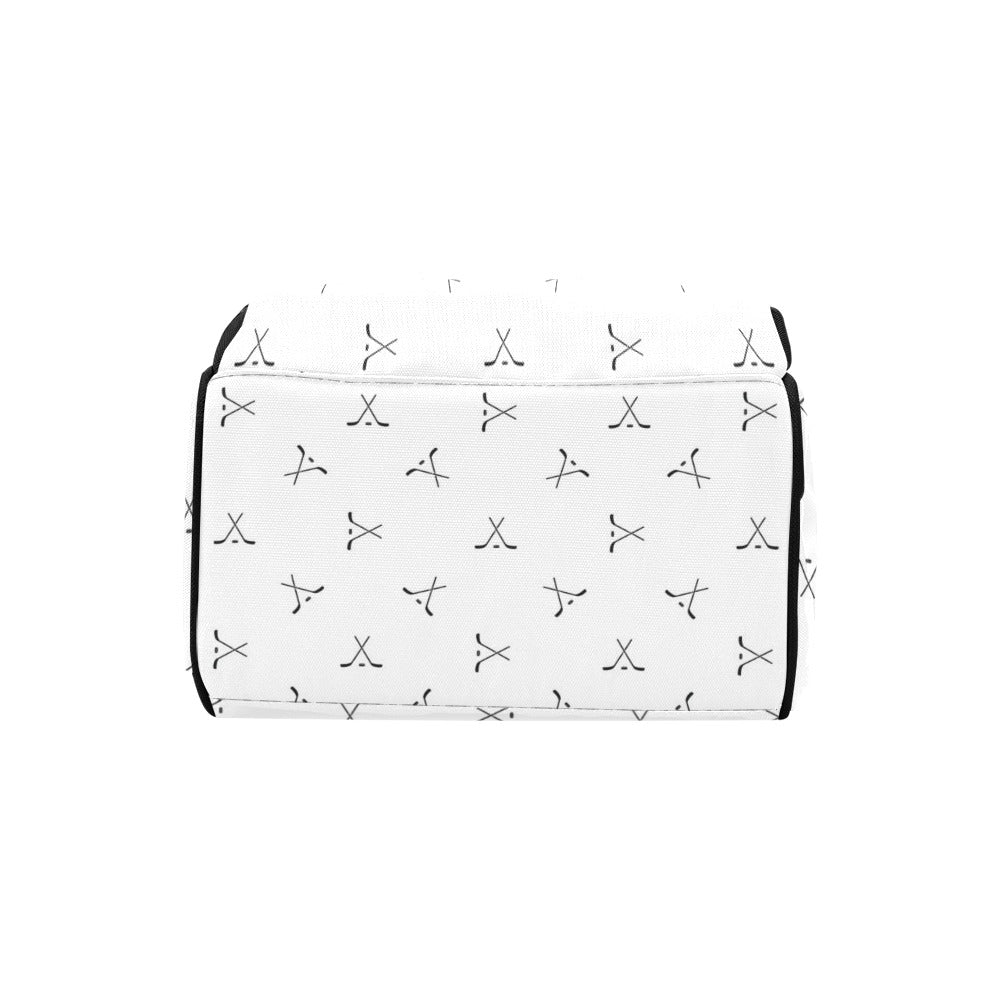 Hockey Print Design LKS304 Diaper Bag Backpack