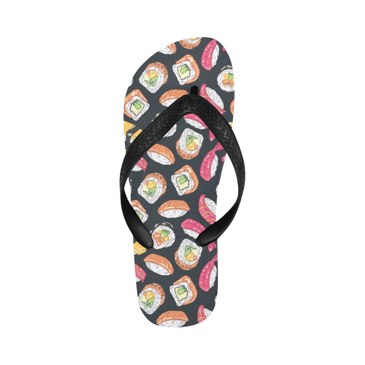 Sushi Print Design LKS306 Flip Flops