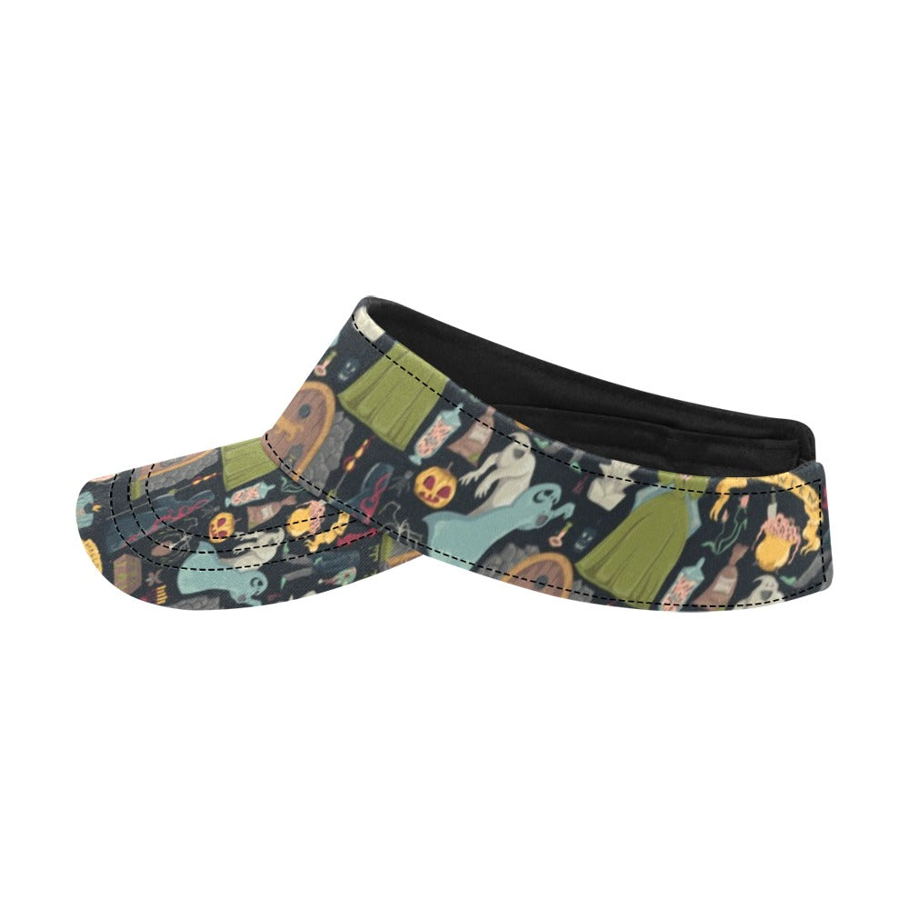 Creepy Halloween Print Design LKS304 Unisex Sun Visor