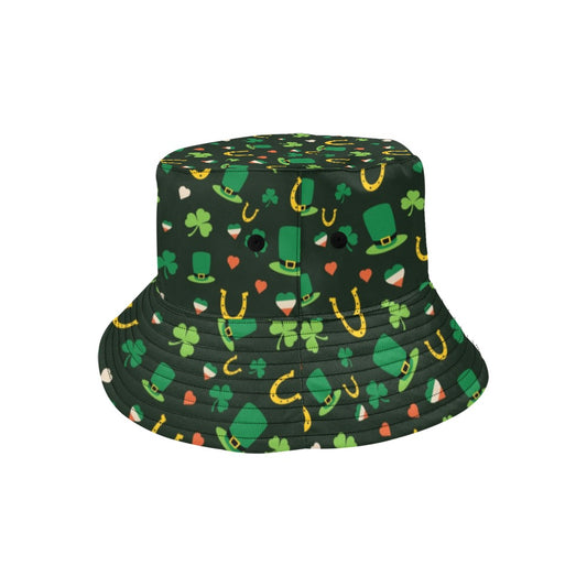 Shamrock Print Design LKS308 Unisex Bucket Hat