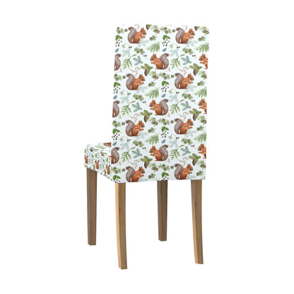 Squirrel Print Design LKS308 Dining Chair Slipcover