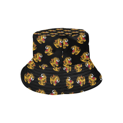 Tiger Head Print Design LKS306 Unisex Bucket Hat