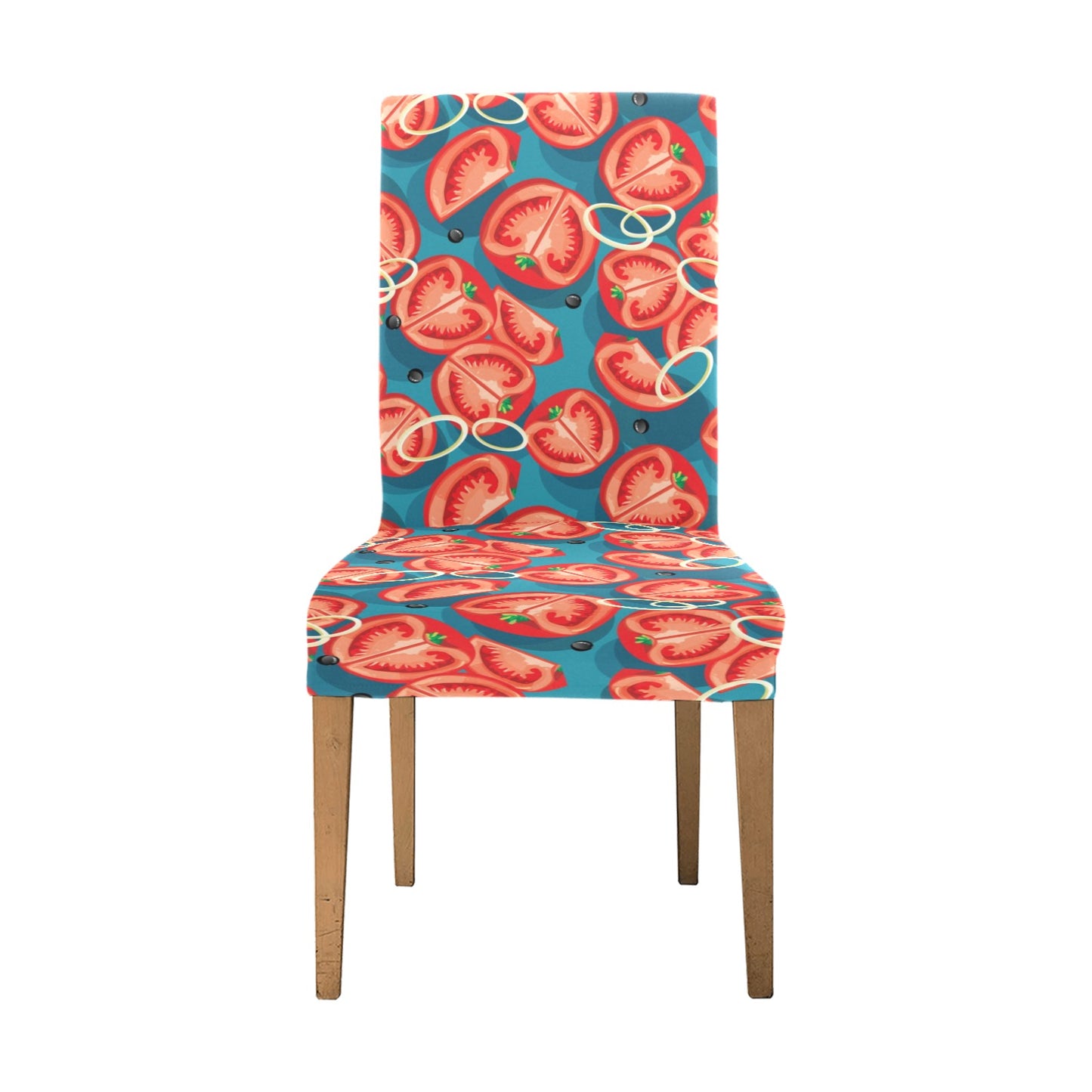 Tomato Print Design LKS301 Dining Chair Slipcover