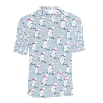 Ski Print Design LKS307 Men Polo Shirt