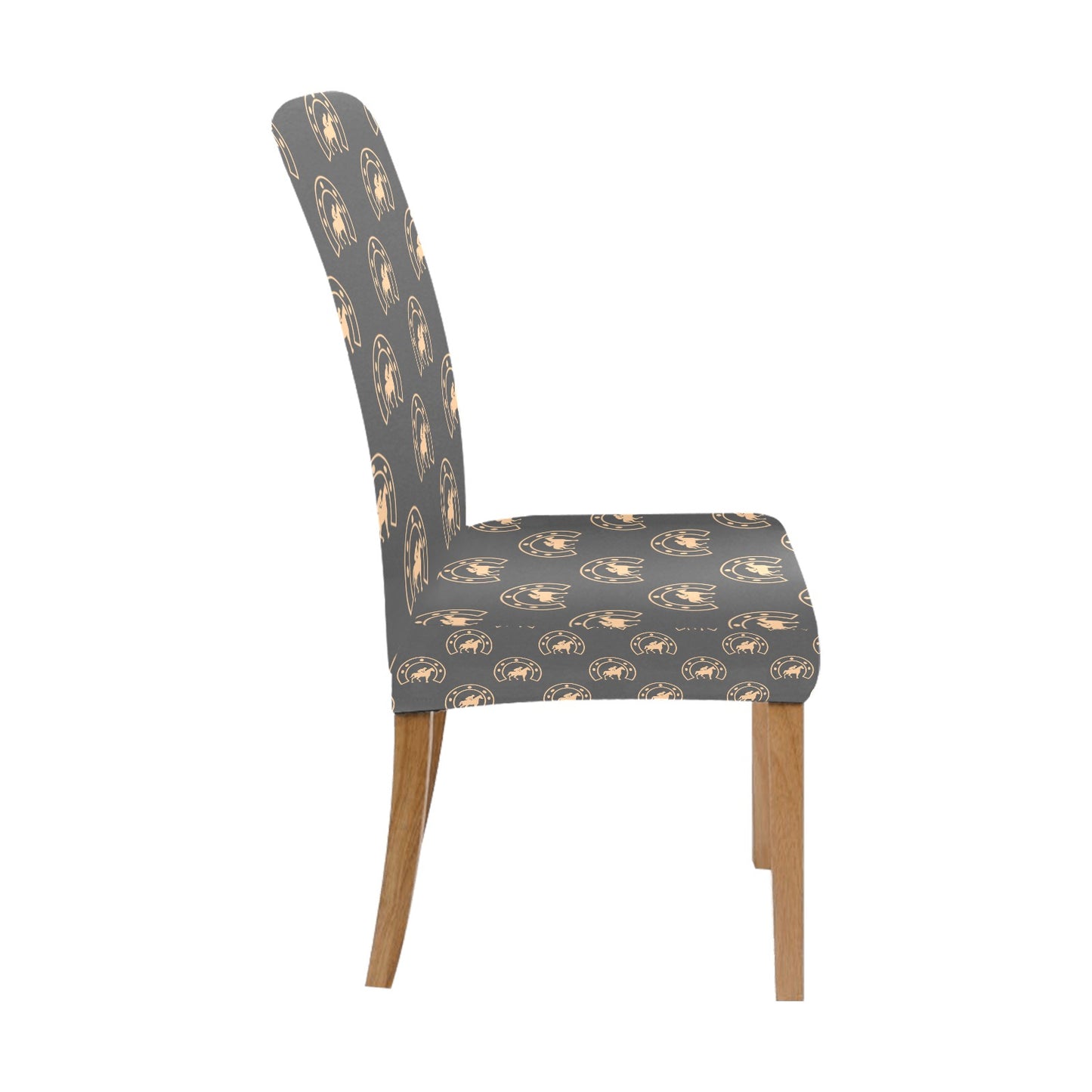 Horseshoe Print Design LKS306 Dining Chair Slipcover