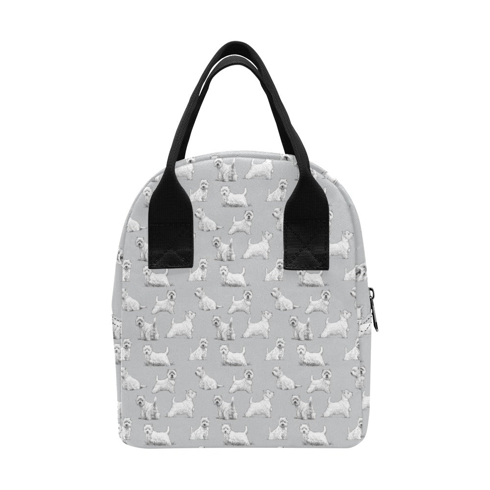 Scottish Terriers Print Design LKS3011 Insulated Lunch Bag
