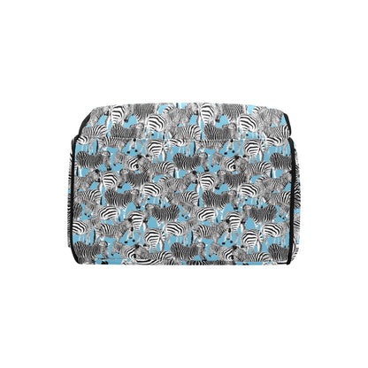 Zebra Print Design LKS305 Diaper Bag Backpack