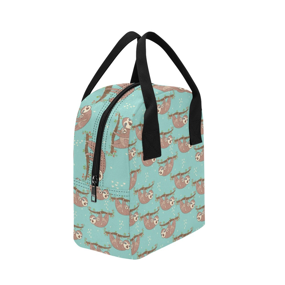 Sloth Print Design LKS302 Insulated Lunch Bag