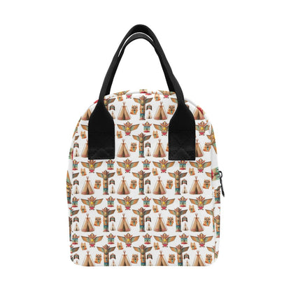 Totem Native Print Design LKS303 Insulated Lunch Bag